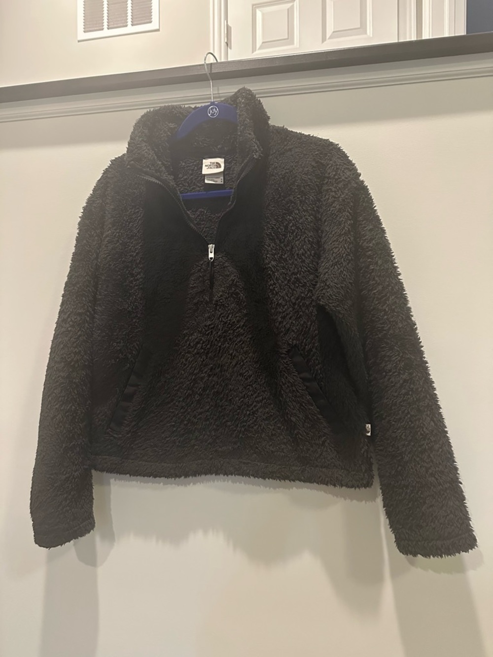 The North Face Black Sherpa Half-Zip Pullover